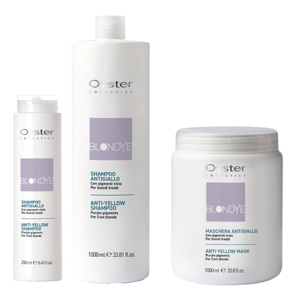 Oyster Blondye hamvasító termékek a hamvas szőke haj fenntartásához